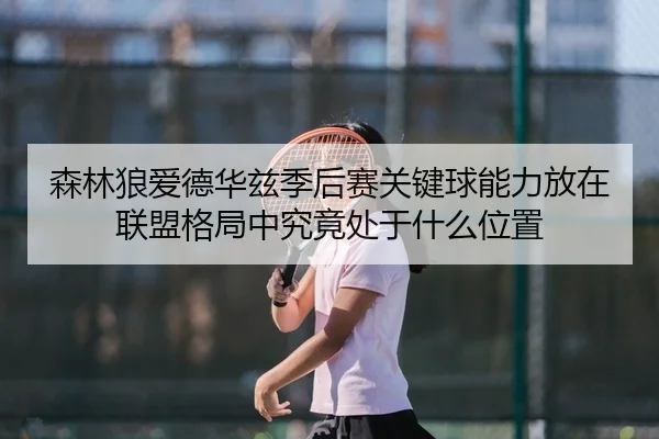 森林狼爱德华兹季后赛关键球能力放在联盟格局中究竟处于什么位置